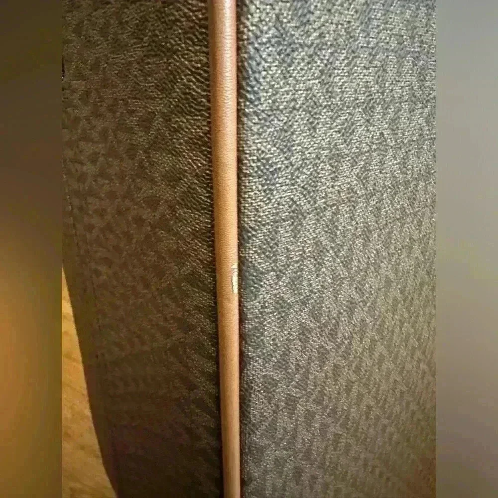 Michael Kors Monogram Carry On Luggage Brown